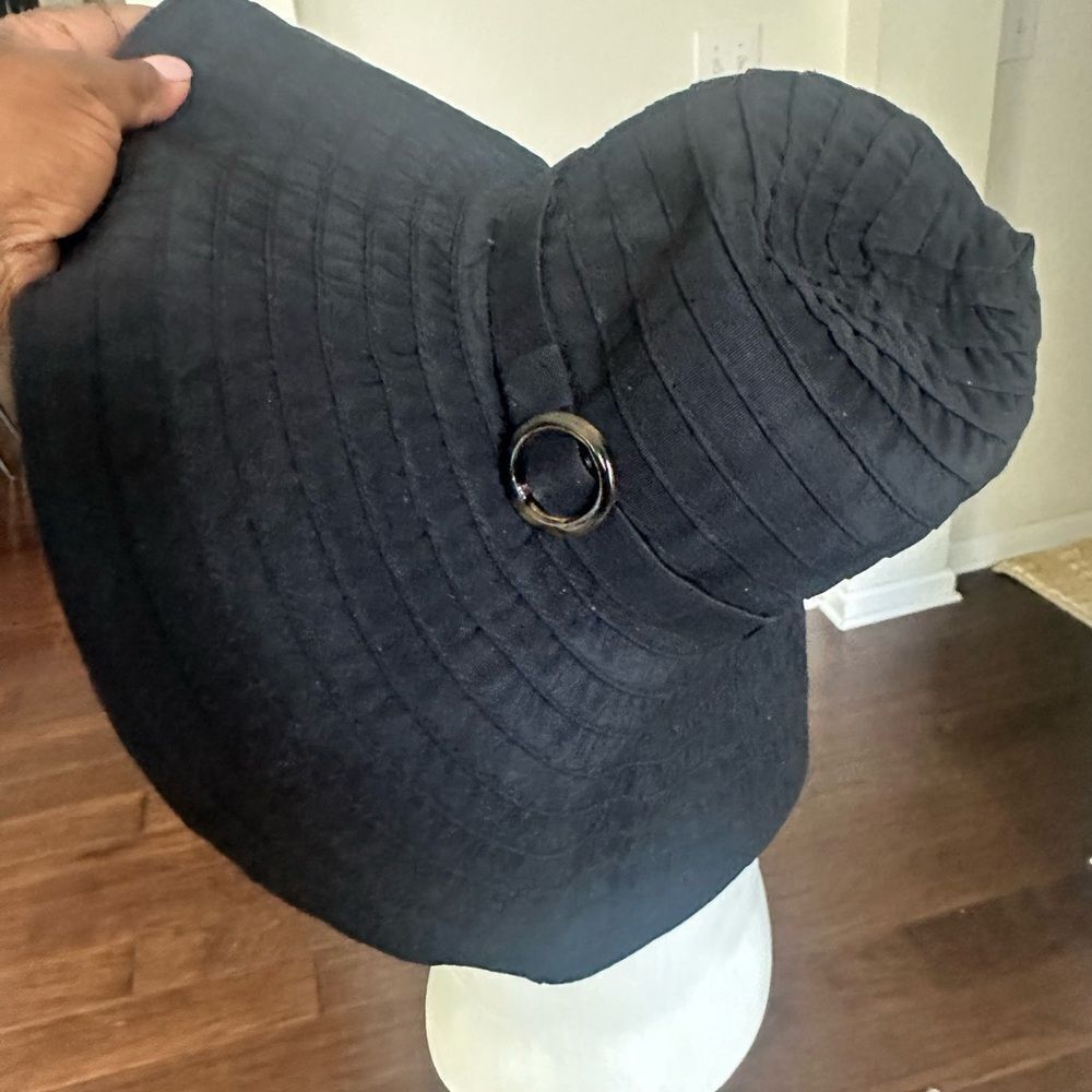 Tommy Bahsma Black Wide Brim Sunhat O/S